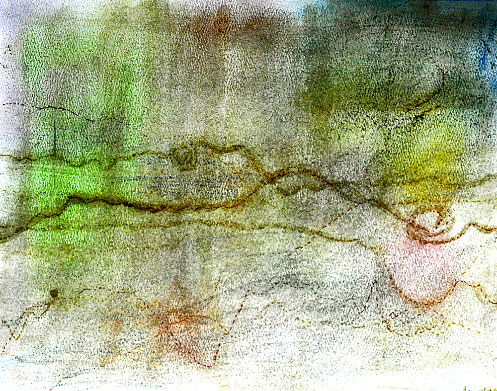 Untitled - Dry Pastel On Acid Proof Paper by Anne O Neil
