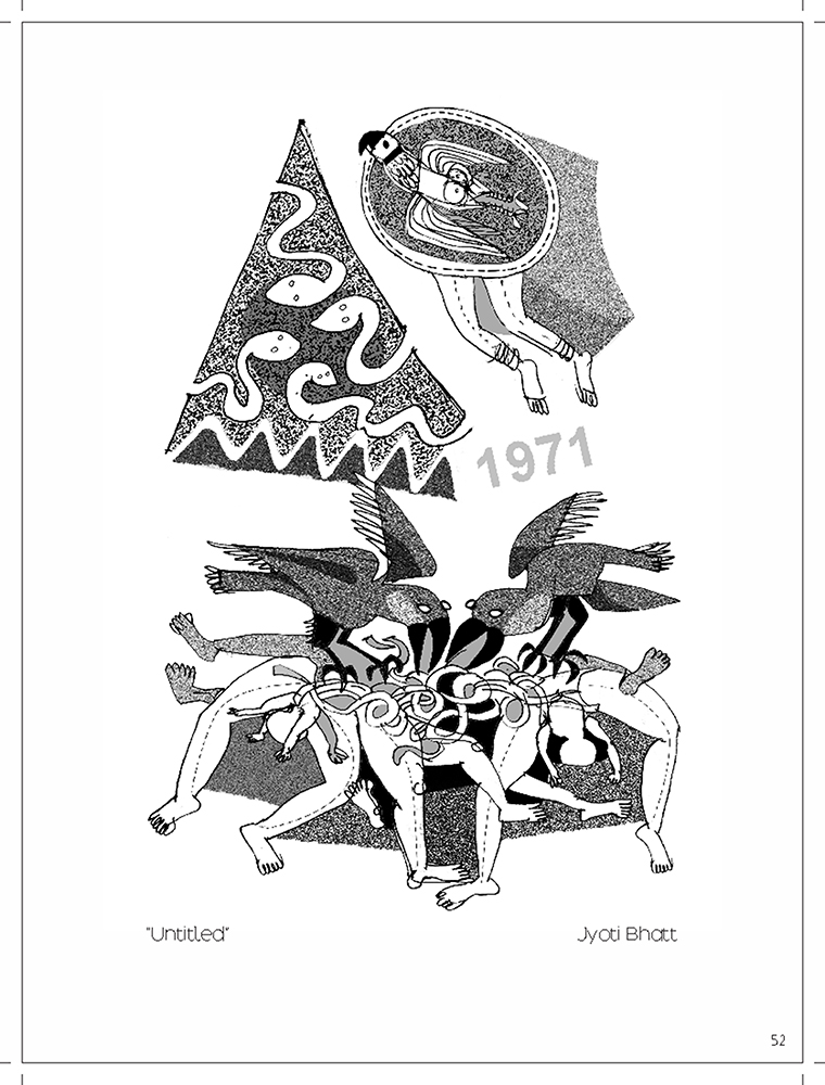 Untitled-Platography On Acid Proof Paper by Jyoti Bhatt