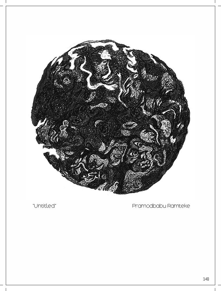 Untitled - Platography On Acid Proof Paper by Pramodbabu Ramteke