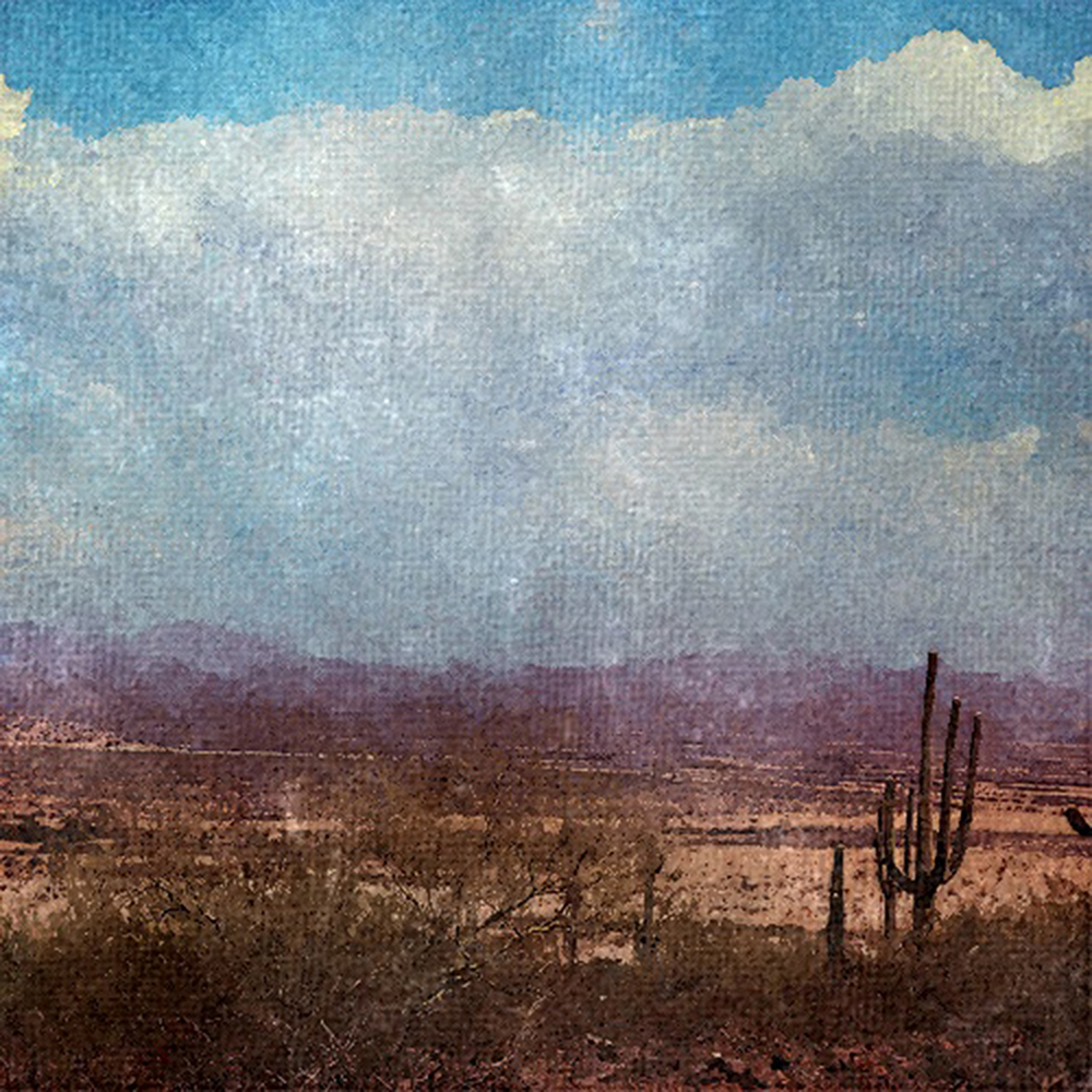 Landscape - Acrylic On Canvas by Junaid Umar