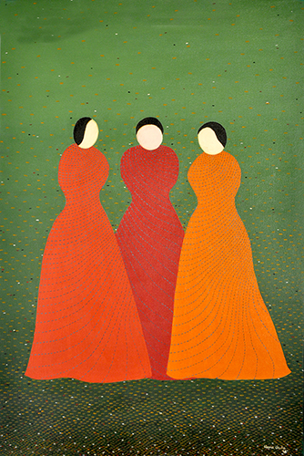 Three Ladies By Hemavathi Guha.