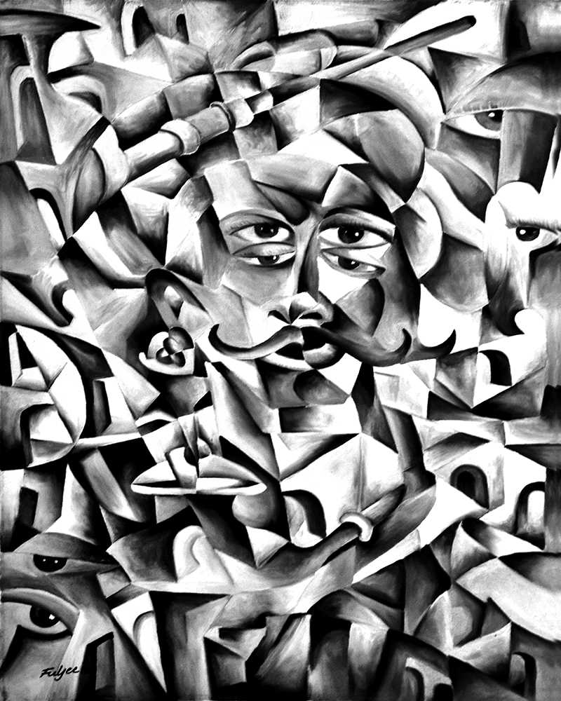 Cubism Men I ByFulji Vaghela.