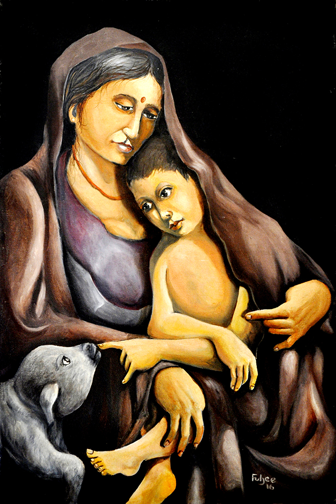 Mother & Child 1 ByFulji Vaghela.