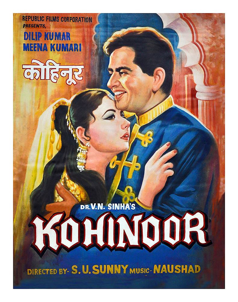 Kohinoor - Poster Colour on Canvas
 by Salim Khan