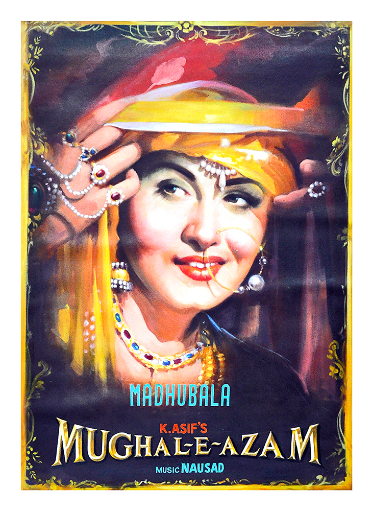 Mughal E Azam - Poster Colour on Canvas
 by Salim Khan