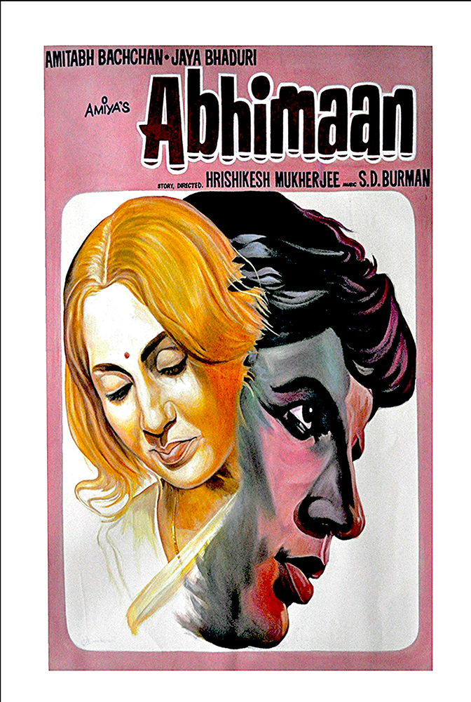 Abhimaan - Poster Colour on Canvas
 by Salim Khan
