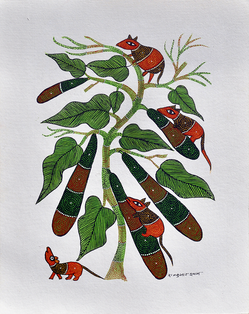 Gond Art By Raj kumar Shyam