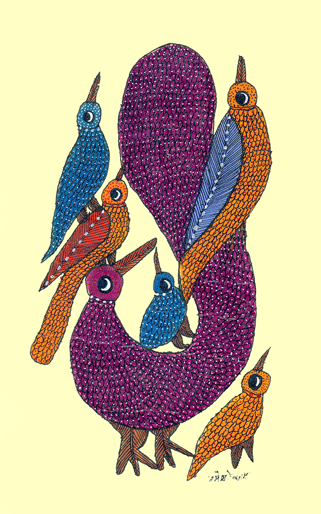 Gond Art By Raj kumar Shyam