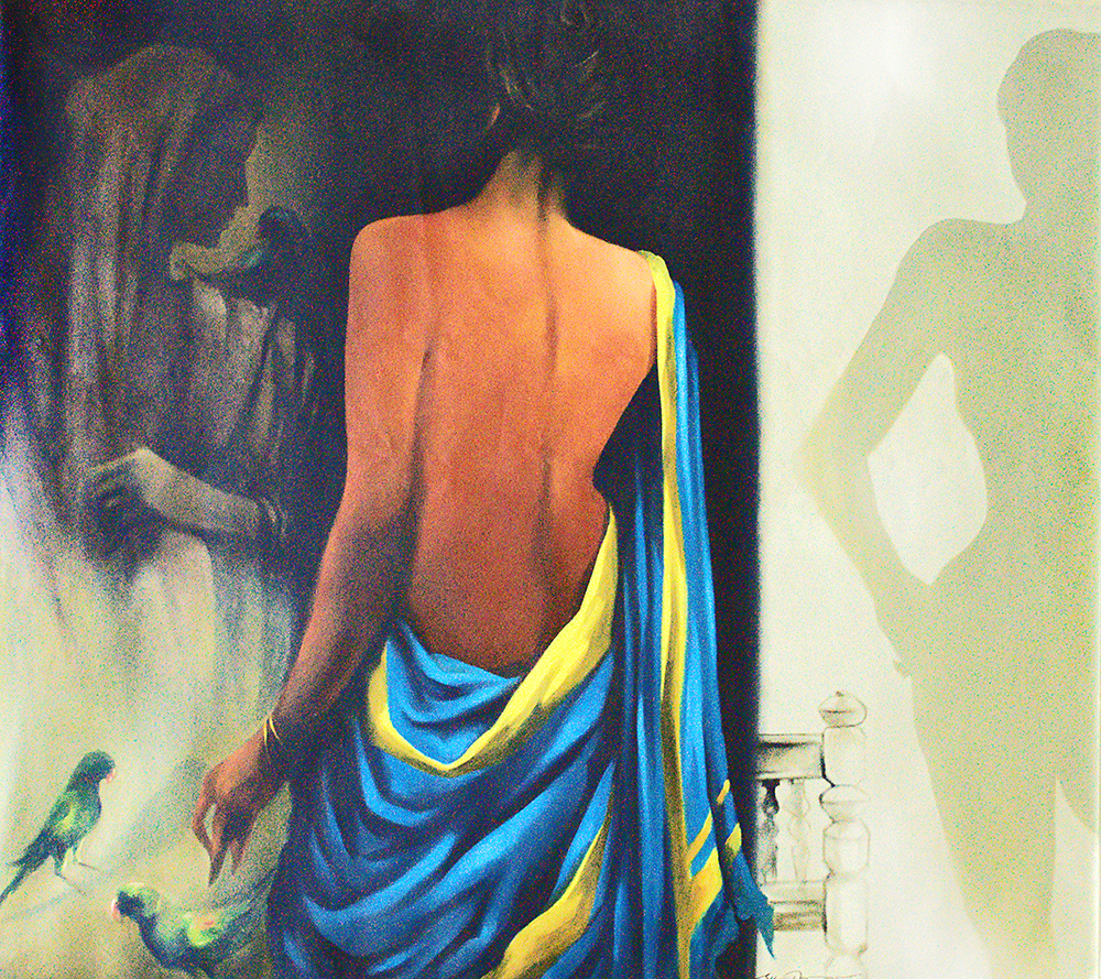 Untitled 2 -  Acrylic  On Canvas by SUDIPTO ROY