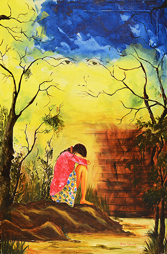 Hope - Acrylic On Canvas by Neha Saxena