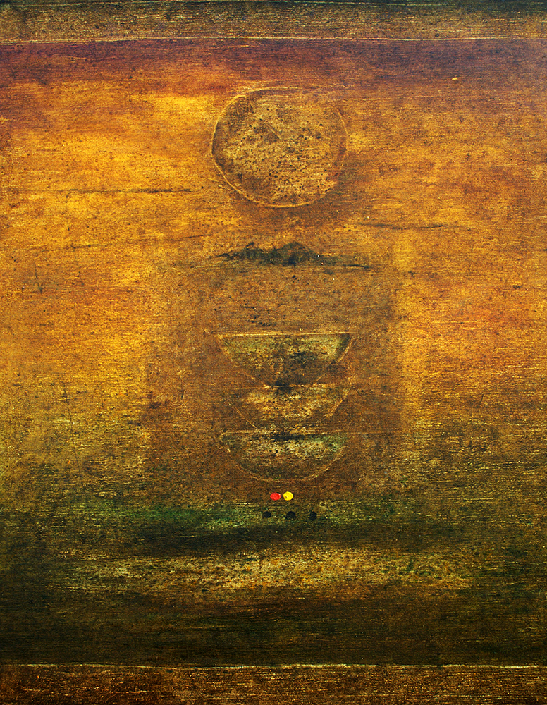 God in Meditation - Acrylic On Canvas by  Ramesh Thorat