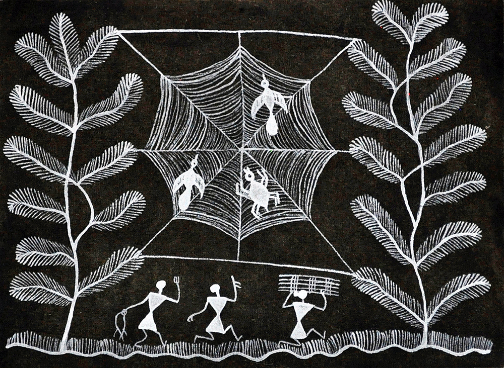 Endurance - Warli Painting by Ganesh Wangadd