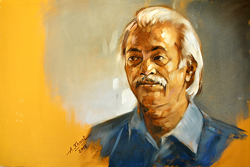Portrait RKM By Ashok Khant.