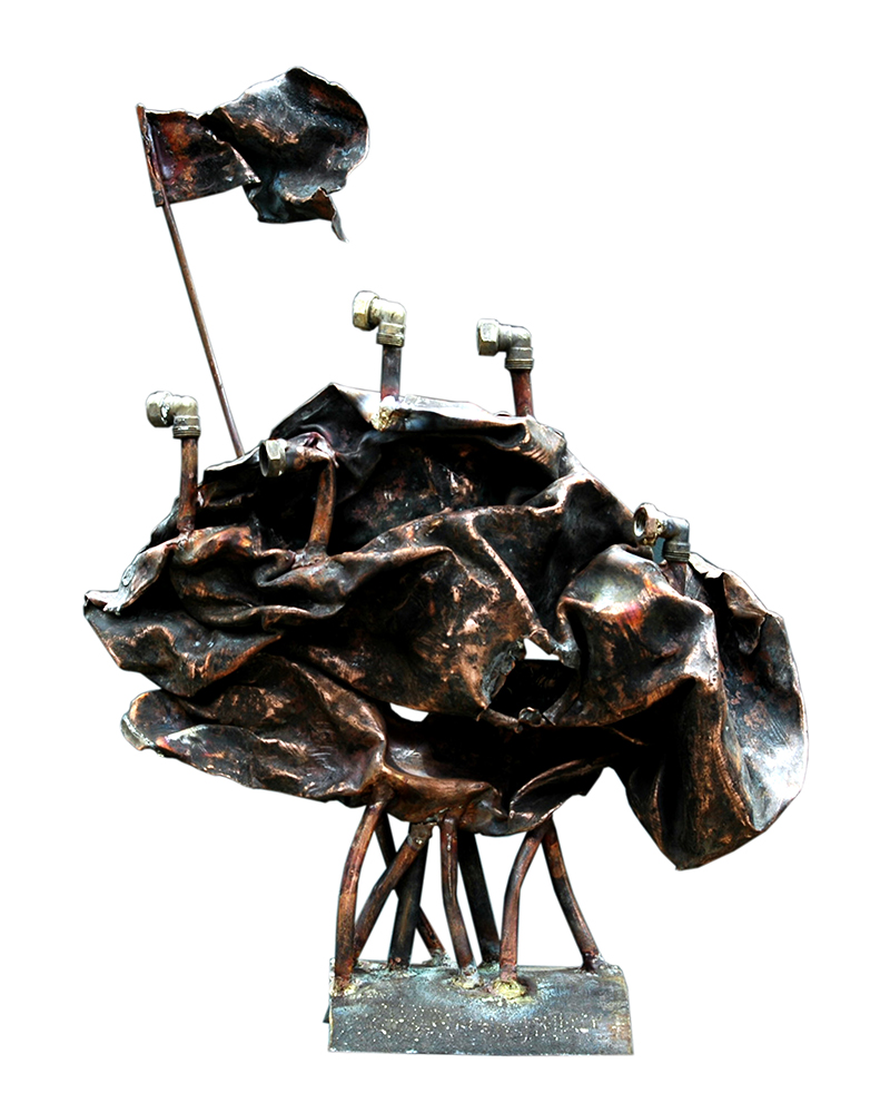 Mother- Metal Sculpture by Artist Deepak Kadam 